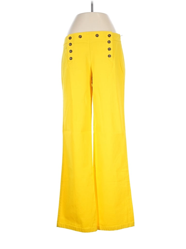 Pre-owned Jcrew Jeans In Yellow