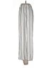 Maven West 100% Rayon Stripes Silver Casual Pants Size L - photo 5