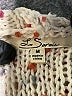 Les Serein Floral Tan Poncho Size M - photo 7