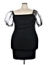 Love J Black Cocktail Dress Size 3X - photo 1