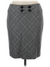 AK Anne Klein Argyle Gray Wool Skirt Size 8 (petite) - photo 1