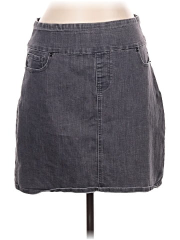 Chadwicks Denim Skirt (view 1)