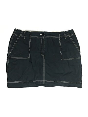 Lands' End Denim Skirt (view 1)