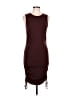 Shein Solid Burgundy Casual Dress Size L - photo 1