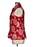 Ashley Stewart 100% Polyester Red Sleeveless Blouse Size 14 - 16 Plus - photo 5