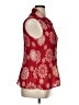 Ashley Stewart 100% Polyester Red Sleeveless Blouse Size 14 - 16 Plus - photo 4