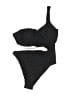 Raisins Tweed Black One Piece Swimsuit Size S - photo 1