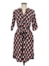 En Focus Studio Argyle Red Casual Dress Size 6 - photo 1