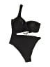 Raisins Tweed Black One Piece Swimsuit Size S - photo 2