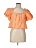 Unbranded 100% Cotton Orange Short Sleeve Top Size L (estimated) - photo 1