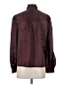 Tuckernuck 100% Polyester Burgundy Long Sleeve Blouse Size S - photo 2