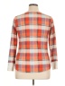 Old Navy Plaid Orange Pullover Sweater Size XL - photo 2