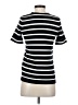 Madewell Stripes Black Short Sleeve Turtleneck Size XS - photo 2
