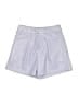 7 For All Mankind 100% Polyurethane Metallic Silver Blue Shorts Size XS - photo 1
