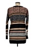 Cupio 100% Acrylic Print Brown Pullover Sweater Size M - photo 2