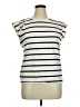 Unbranded Stripes Ivory Sleeveless T-Shirt Size XL (estimated) - photo 1