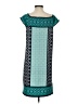 Max Studio Graphic Teal Casual Dress Size S - photo 2