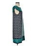 Max Studio Graphic Teal Casual Dress Size S - photo 4