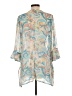 J Valdi 100% Polyester Teal 3/4 Sleeve Blouse Size L - photo 2