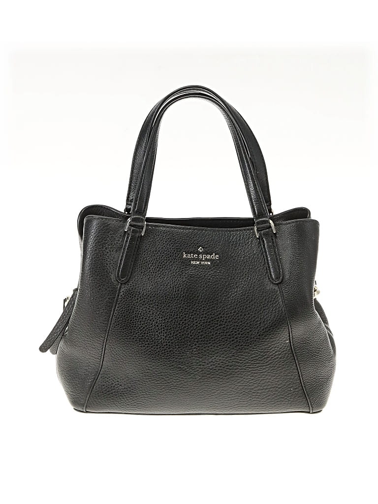 Pre-owned Kate Spade New York Leather Satchel In Black