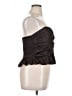 Express Black Brown Sleeveless Blouse Size XL - photo 4