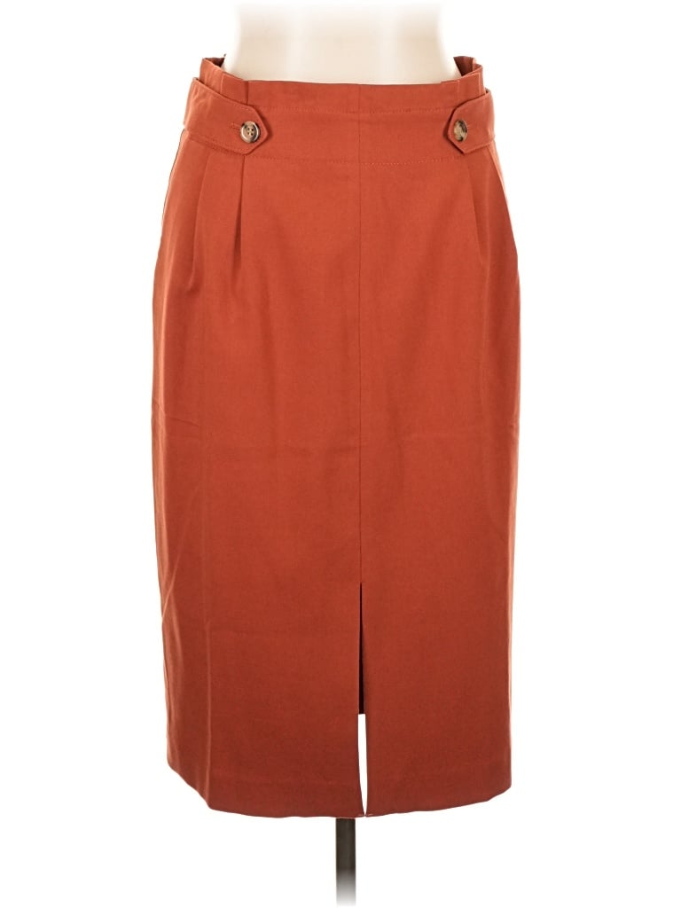 Pre-owned Ann Taylor Formal Skirt In Orange