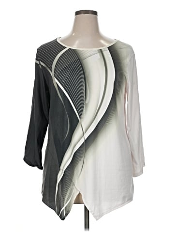 Unbranded 3/4 Sleeve T-Shirt (view 1)