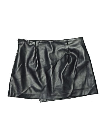 MNG Faux Leather Skirt (view 2)