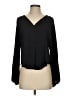 Left Coast by Dolan Black Long Sleeve Blouse Size XS - photo 1