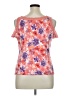 Basic Editions 100% Cotton Pink Short Sleeve Top Size 1X - photo 2