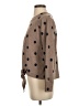 Alex Vinash Polka Dots Brown Pullover Sweater Size S - photo 5