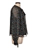 Allison 100% Polyester Black Long Sleeve Blouse Size L - photo 4