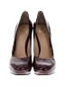 Joan & David 100% Leather Burgundy Heels Size 8 1/2 - photo 2