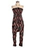Lilka 100% Viscose Argyle Brown Black Romper Size S - photo 1