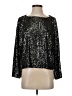Cupcakes & Cashmere 100% Polyester Black Long Sleeve Blouse Size XS - photo 1