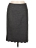 DKNY Chevron-herringbone Gray Wool Skirt Size 6 - photo 1