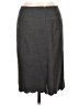 DKNY Chevron-herringbone Gray Wool Skirt Size 6 - photo 2