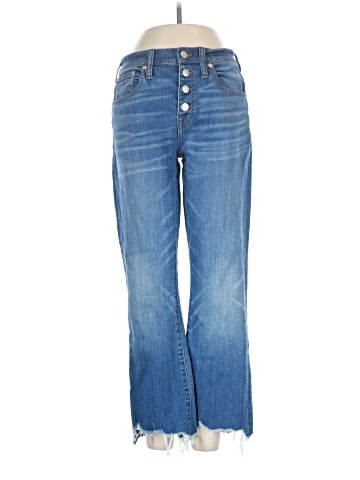 Madewell Cali Demi-Boot Jeans: Chewed-Hem Edition (view 1)
