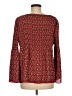 Max Studio 100% Polyester Burgundy Long Sleeve Blouse Size M - photo 2