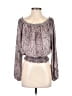 MICHAEL Michael Kors 100% Polyester Gray 3/4 Sleeve Blouse Size S - photo 1