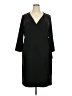 Remade Solid Black Casual Dress Size 2X - photo 1