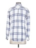 Maurices 100% Rayon Blue Long Sleeve Button-Down Shirt Size S - photo 2