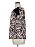 Diana Belle Animal Print Black Short Sleeve Top Size XL - photo 5