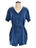 Old Navy Solid Blue Romper Size XS - photo 1