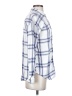 Maurices 100% Rayon Blue Long Sleeve Button-Down Shirt Size S - photo 4