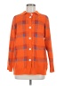 Unbranded 100% Polyester Plaid Orange Cardigan Size M - photo 1