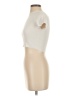 Zara Ivory Short Sleeve Turtleneck Size S - photo 5