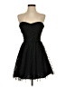 Delia's 100% Polyester Hearts Black Cocktail Dress Size 1 - 2 - photo 1