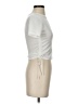 Zara Ivory Short Sleeve Top Size S - photo 4