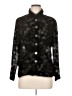Harold's Animal Print Black Long Sleeve Blouse Size 6 - photo 1